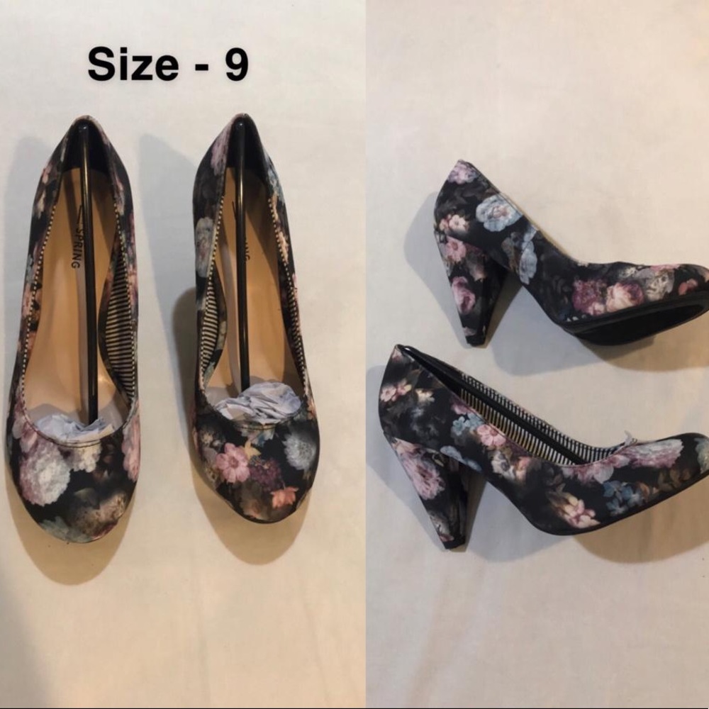 CALL IT SPRING - FLORAL PUMPS - BRAND NEW